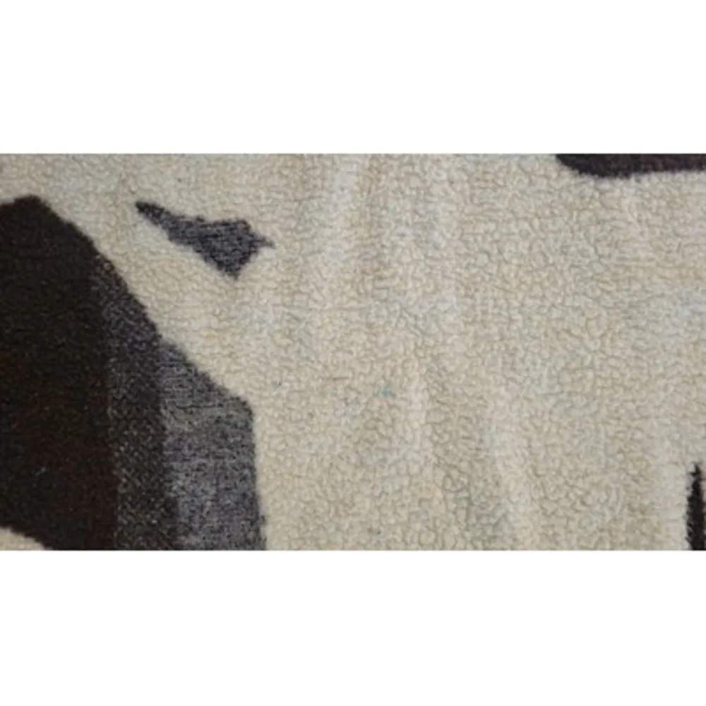 Mid-Century Western Lintex International Acrylic Throw Blanket 71.5x56.5